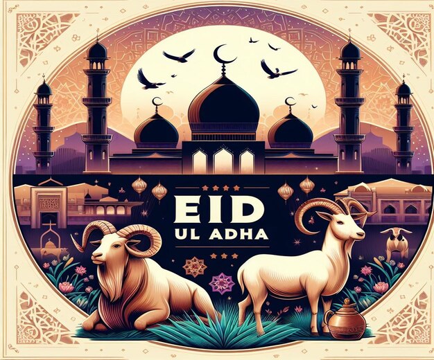 Dieses wunderschöne Design wurde für das islamische Mega-Event Eid ul Adh hergestellt.