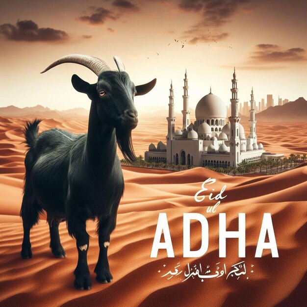 Foto dieses wunderschöne design wurde für das islamische mega-event eid ul adha hergestellt.