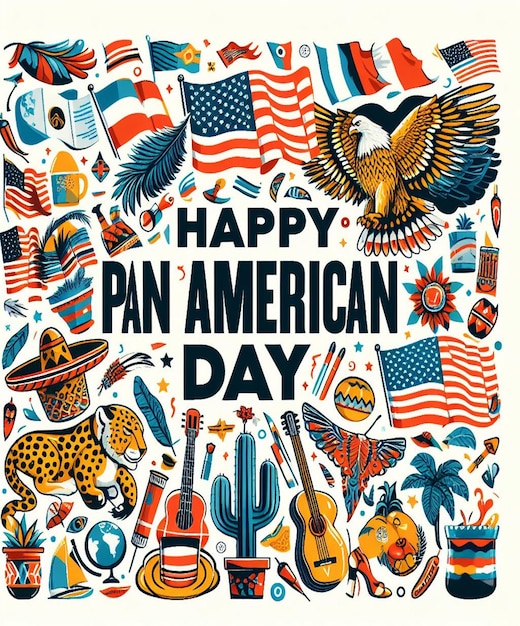 Dieses wunderschöne Design wurde für den Panamerikanischen Tag gemacht.