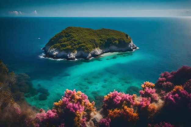 Diferente vista de fotos coloridas paisaje de fondo hermoso foto muy bonita foto se hermosa AI GEN