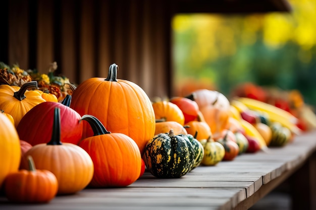 Diferentes especies de calabazas