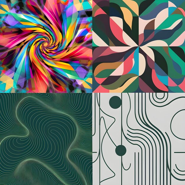 diferentes patrones abstractos