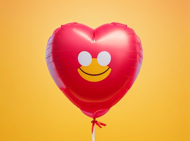 diferentes sonrisas y otros emojis con globos y flores en un fondo hermoso