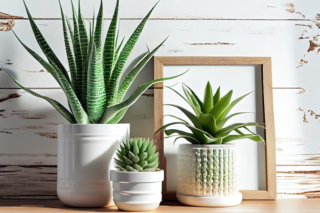 Diferentes tipos de Aloe Planta casera Suculenta