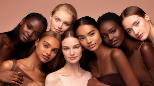 Diferentes tipos de belleza femenina Belleza sensible Diversidad Belleza editorial