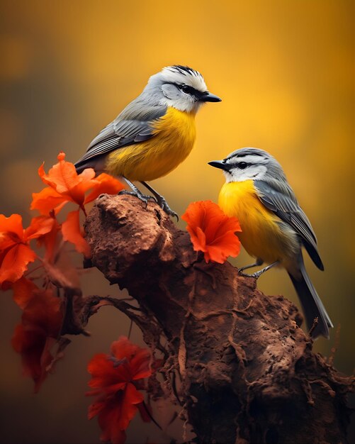 Foto diferentes tipos de aves em karnataka, na índia