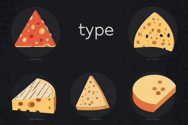 Diferentes tipos de queso