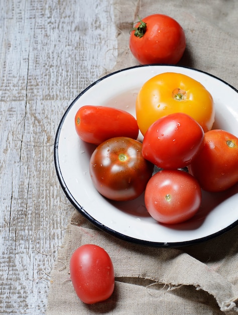 Diferentes tipos de tomate