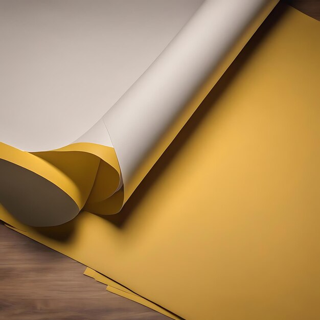 Foto diferentes tons de papel amarelo