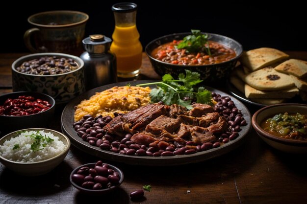 Foto difusão da feijoada moderna