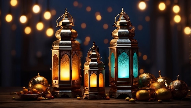 Difusão XL Laterns ramadan islâmico eid mubarak