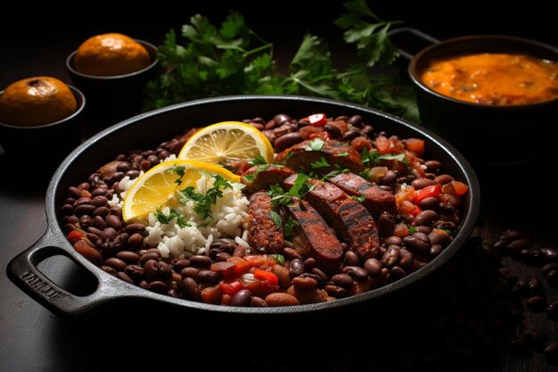 Foto la difusión de la feijoada moderna