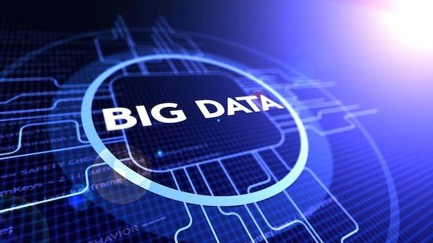 Digital abstract with NLP text and code snippets on a blue grid background natural language processing