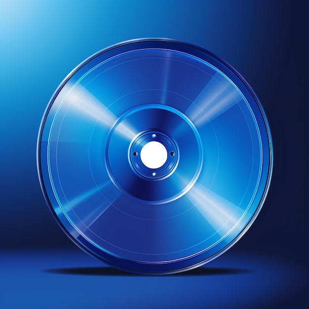 Foto digital delight dvd ou cd disc tecnologia blueray vector