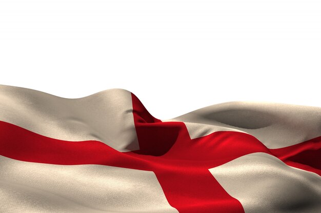 Digital erzeugte England-Flaggenplätschern