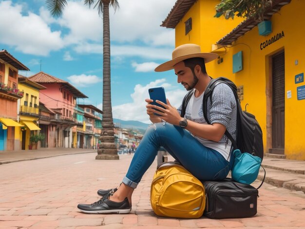 digital nomad handy kolumbien latam