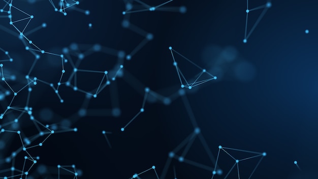 Digital-Technologie Hintergrund Linien bestehendes Netz