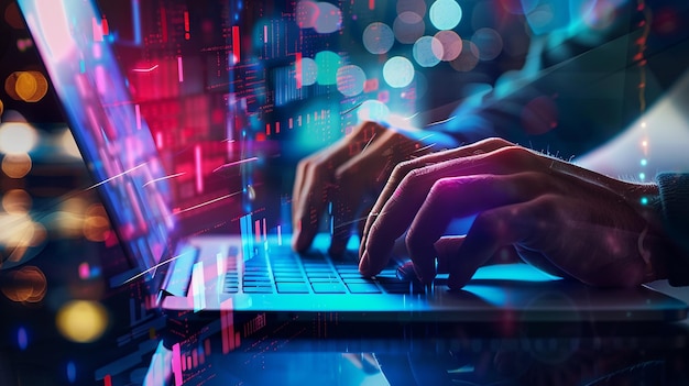 Digitale Daten-Online-Marketing E-Commerce-Verkäufe Konzept