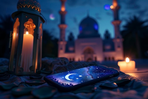 Digitale Eid-Grüße auf dem Smartphone