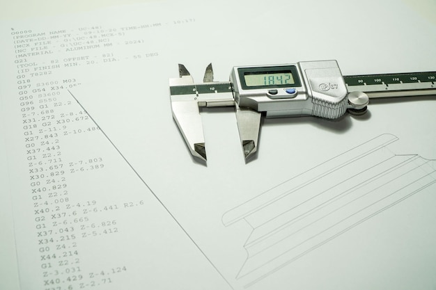 Digitale Mikrometer und digitale Messschieber führen die Kalibrierung von Blockgraden durch