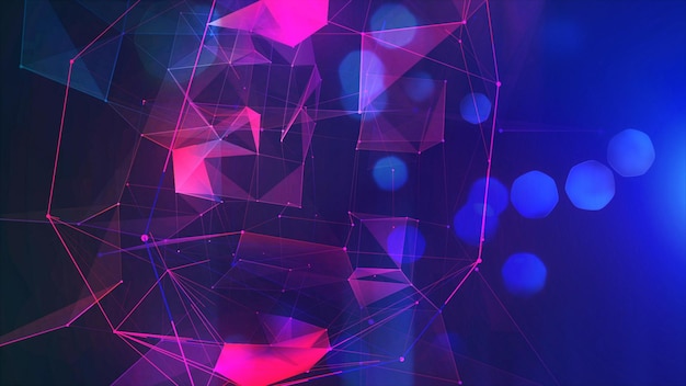 Digitale Technologie Internetnetzverbindung Zukunftstechnologie Hintergrund