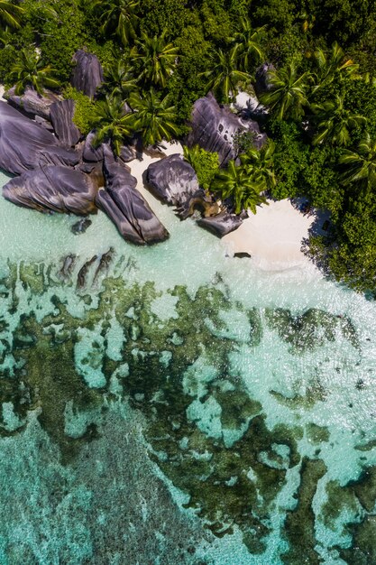La Digue, playa de seychelles