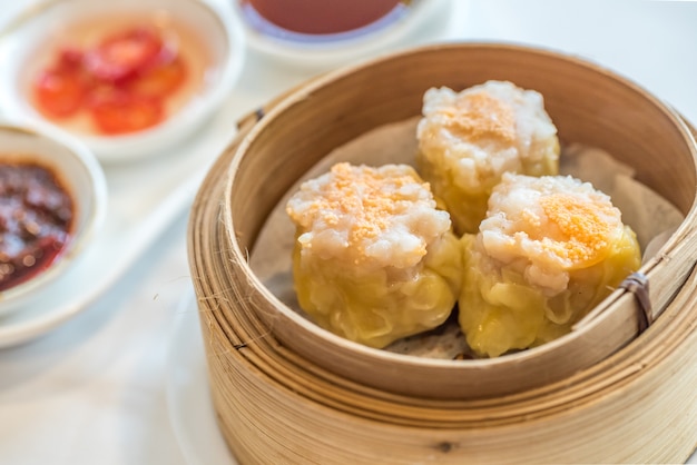 Dim sum chinês Shumai