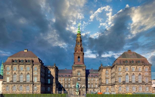 Dinamarca Escandinavo Palacio de Christiansborg en Copenhague una importante atracción turística