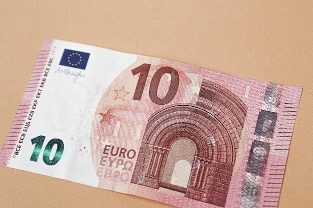 Foto dinero en moneda europea, billetes en euros