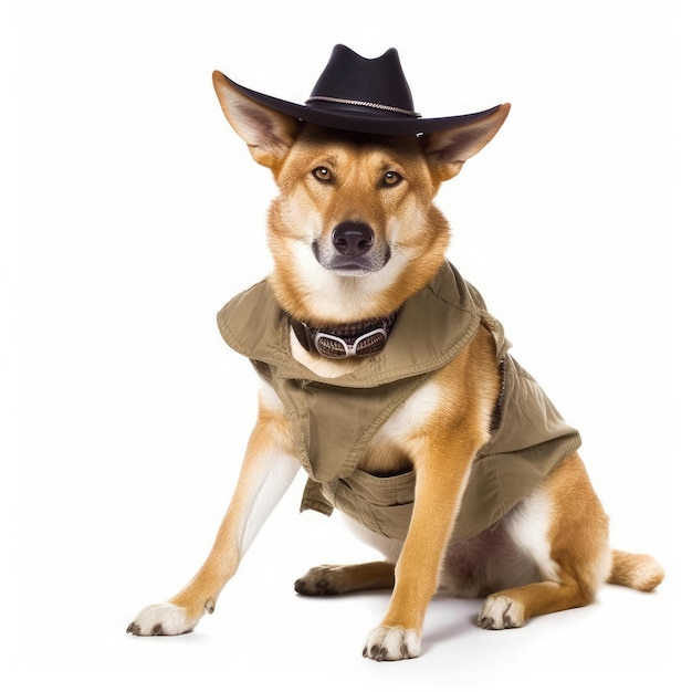 El dingo con el traje de Bushranger