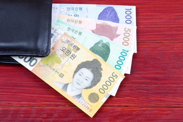 Foto dinheiro da coréia do sul