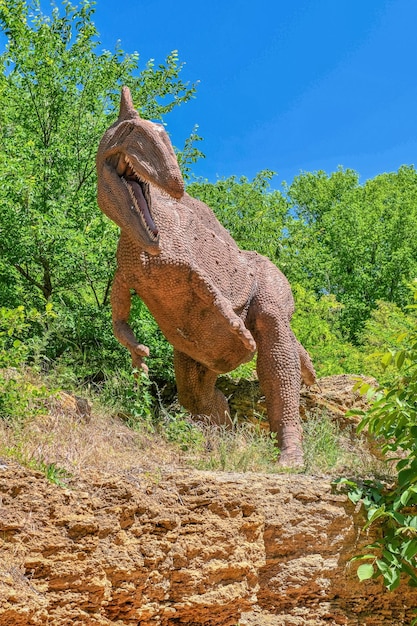 Dinosaur Canyon no Eco park New Vasyuki em Odessa Ucrânia