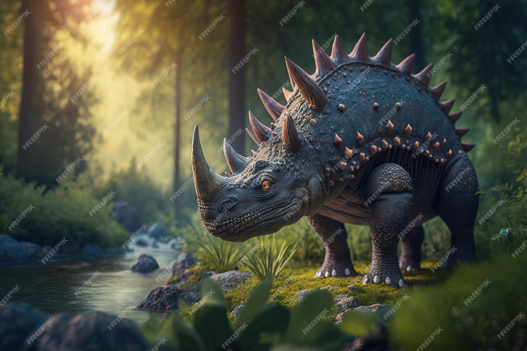 Source Jogos de rei de dinossauro, animais de floresta plástico