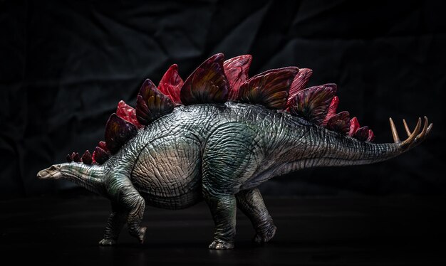 Dinosaurier Stegosaurus im Dunkeln