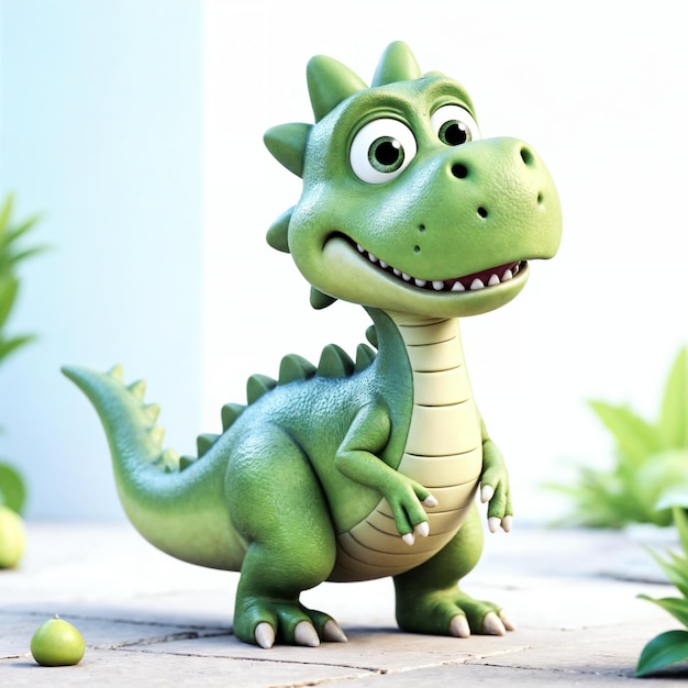 Dinosaurio de dibujos animados