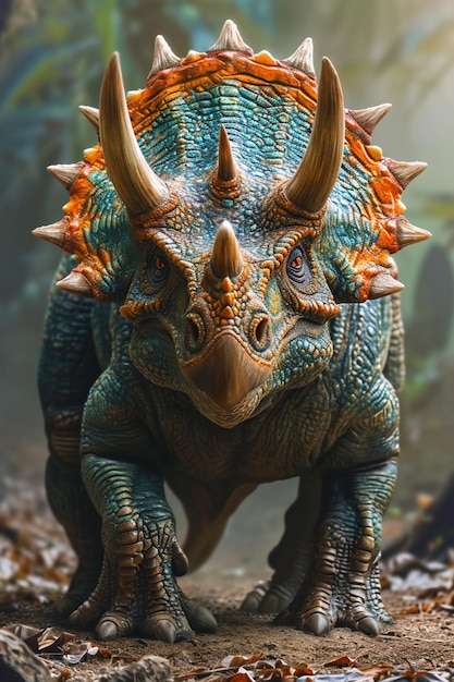 El dinosaurio triceratops