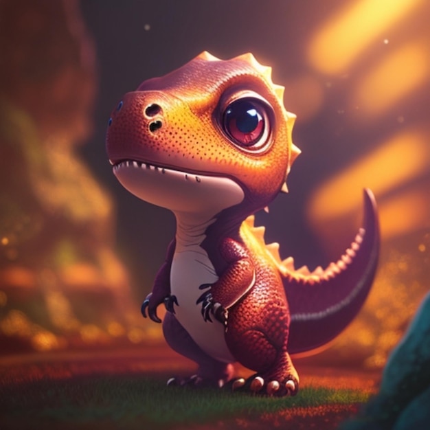 Fundo Um Dinossauro Roxo Caprichoso Com Um Comportamento Brincalhão  Segurando Uma Fruta Laranja Fundo, Desenho Em 3d, Personagem 3d,  Ilustrações 3d Imagem de plano de fundo para download gratuito