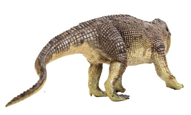Dinossauro Postosuchus em fundo isolado