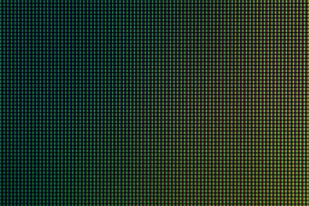 Díodo LED de close do painel de exibição da tela do monitor de computador LED para design.