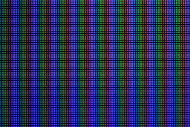 Foto díodo led de close do painel de exibição da tela do monitor de computador led para design.