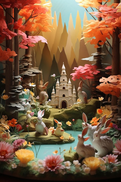 Diorama del día de Pascua