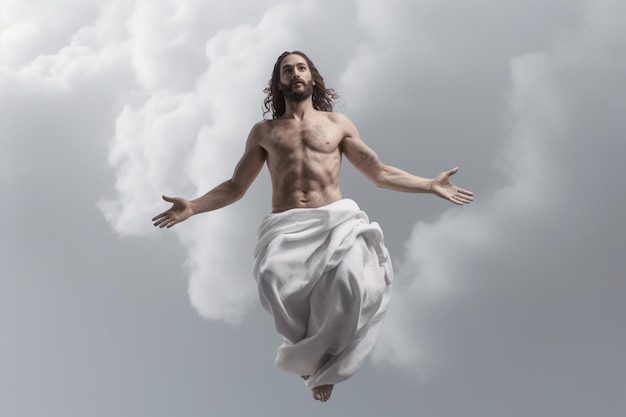 Dios en el cielo fe cristianismo generativo ai