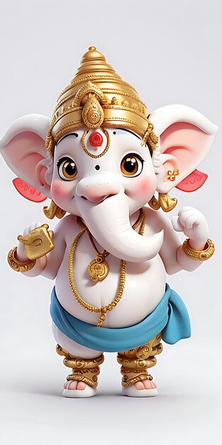 Foto un dios de ganesha ai generado