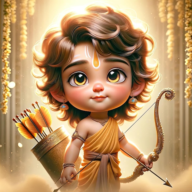 El dios hindú Lord Ram hermosa imagen