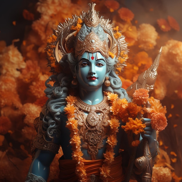 Foto dios hindú sri rama