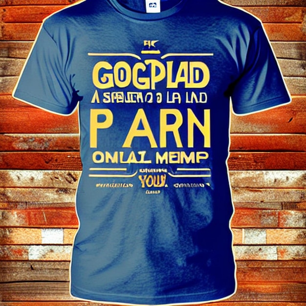 Dios tiene un plan tipografía diseño de camisetas