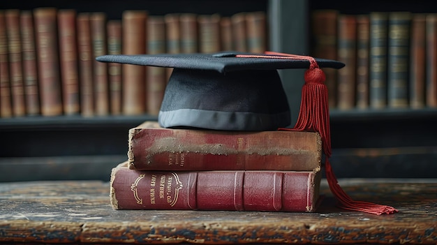 Diploma de graduación de la tapa