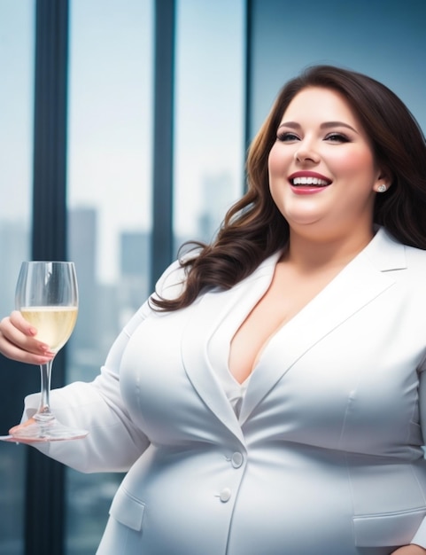 Foto el director ejecutivo de beautiful plussize