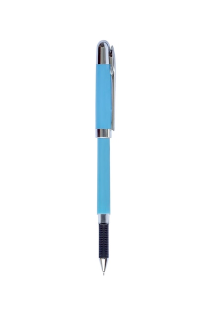 Direkt über dem Bild ein blauer Stift auf weißem Hintergrund
