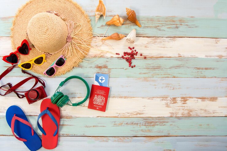 Foto direkt über dem schuss des mehrfarbigen spielzeugs auf dem tisch